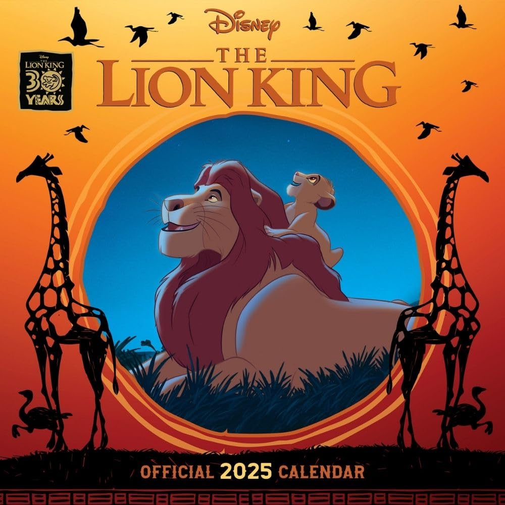 2025 Lion King - Square Wall Calendar