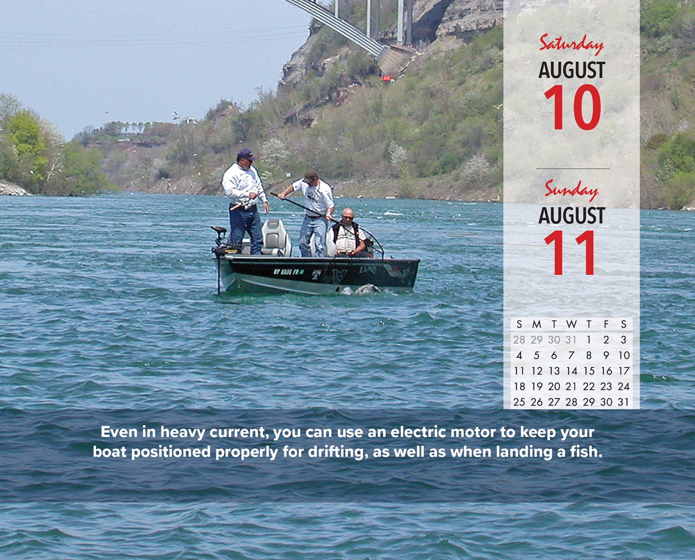 2024 Ken Schultz's Daily Fishing Tips - Daily Boxed Page-A-Day Calendar