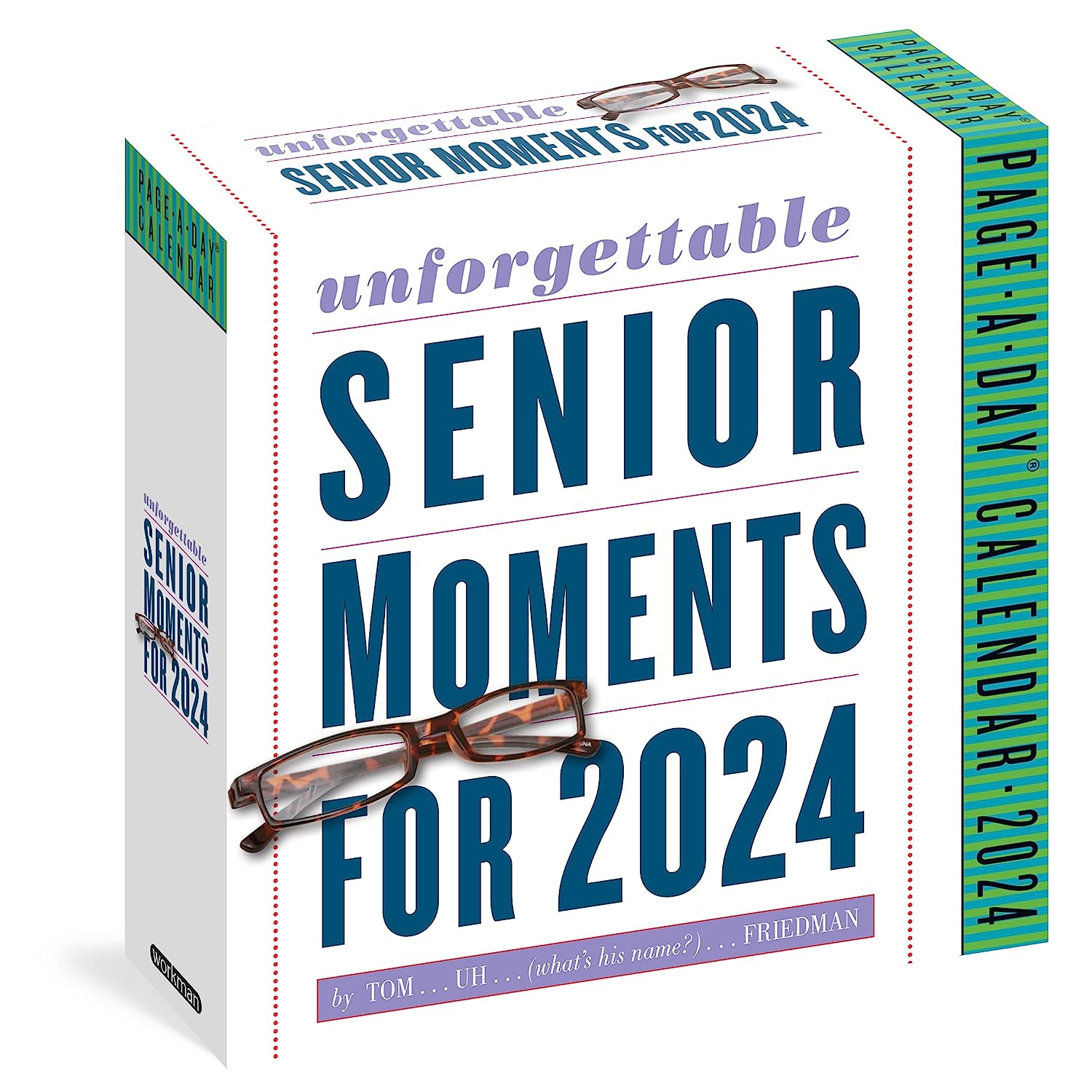 2024 Unforgettable Senior Moments - Daily Boxed Page-A-Day Calendar
