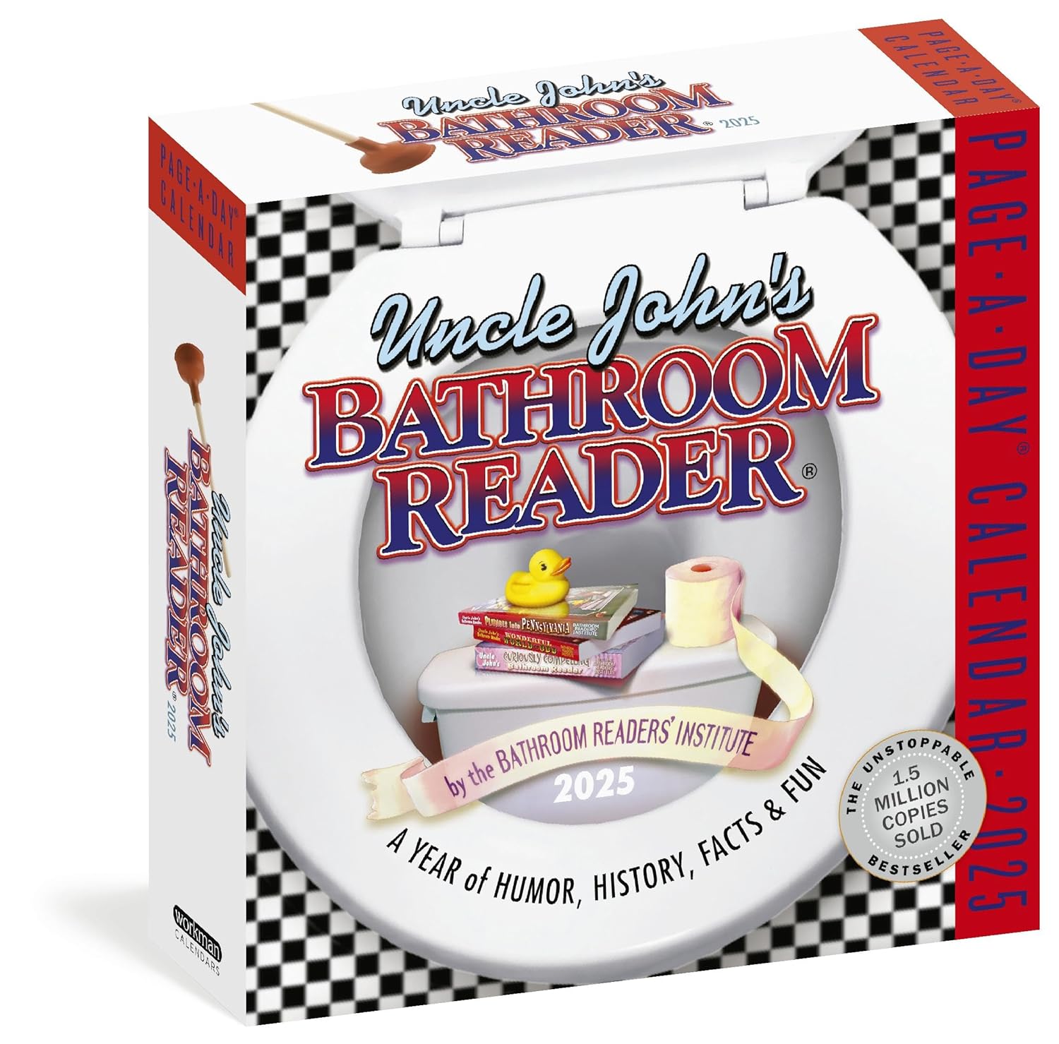 2025 Uncle John's Bathroom Reader - Daily Boxed Page-A-Day Calendar