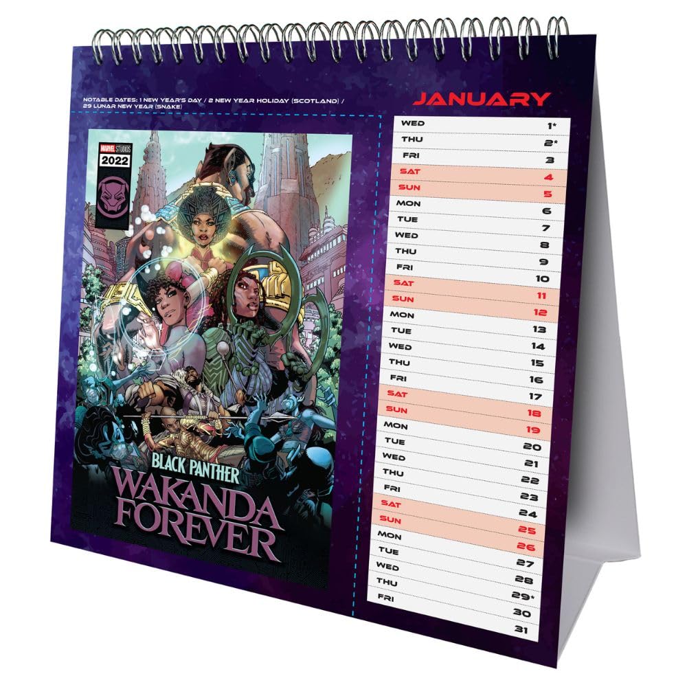 2025 Marvel - Desk Easel Calendar