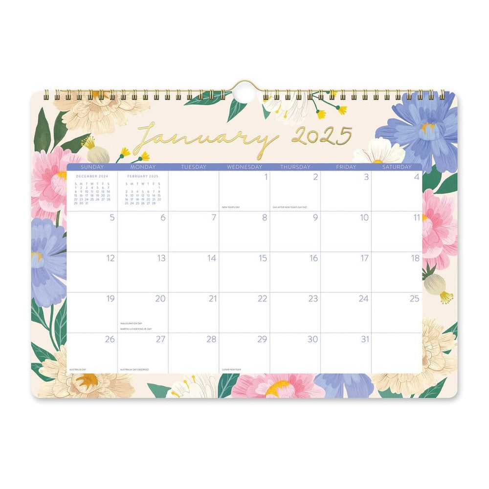 2025 Bella Flora - Deluxe Wall Calendar