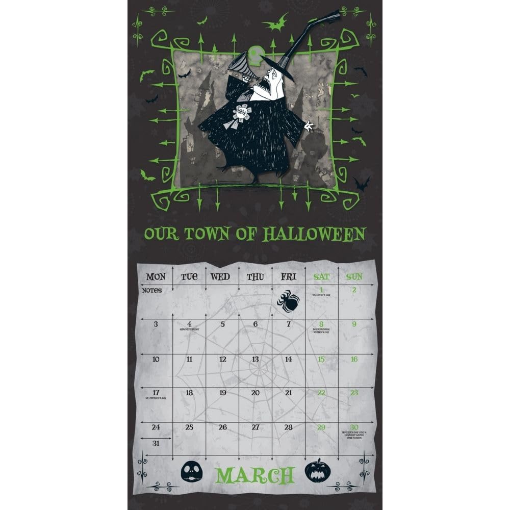 2025 The Nightmare Before Christmas - Square Wall Calendar