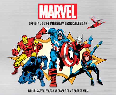 2024 Marvel - Daily Boxed Page-A-Day Calendar  SOLD OUT