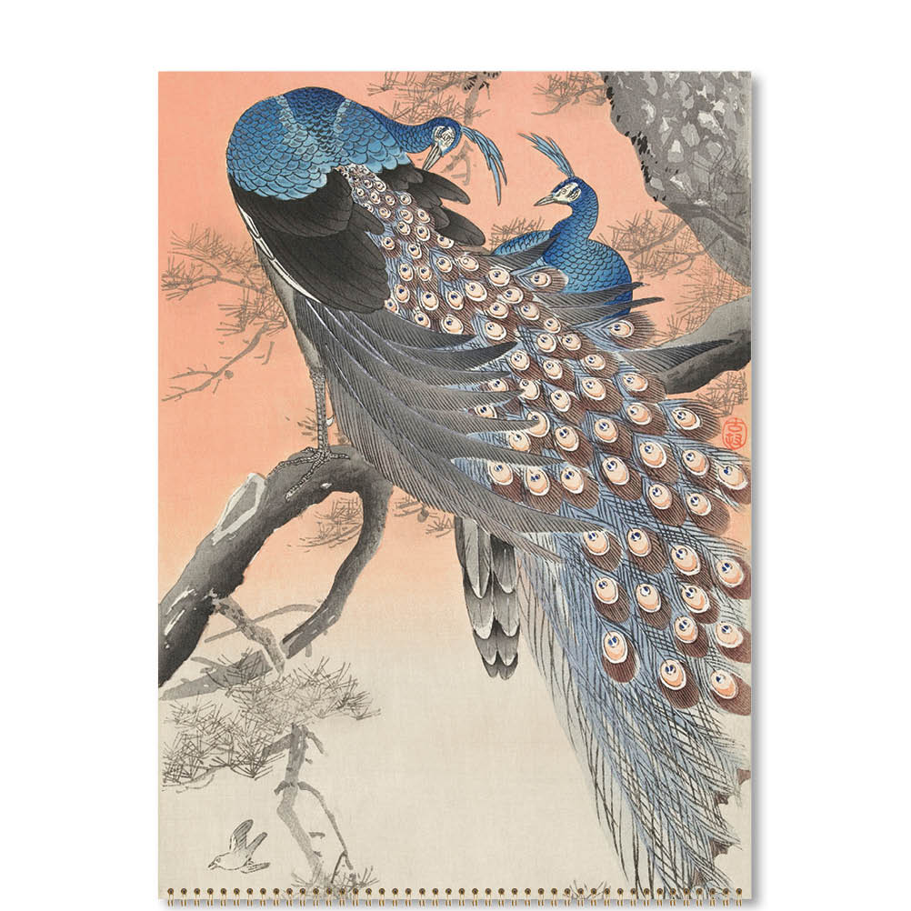 2025 Japanese Birds - Deluxe Wall Calendar