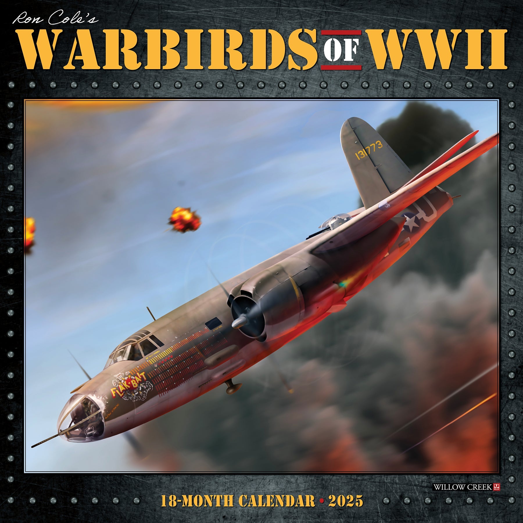 2025 Warbirds of WWII - Square Wall Calendar