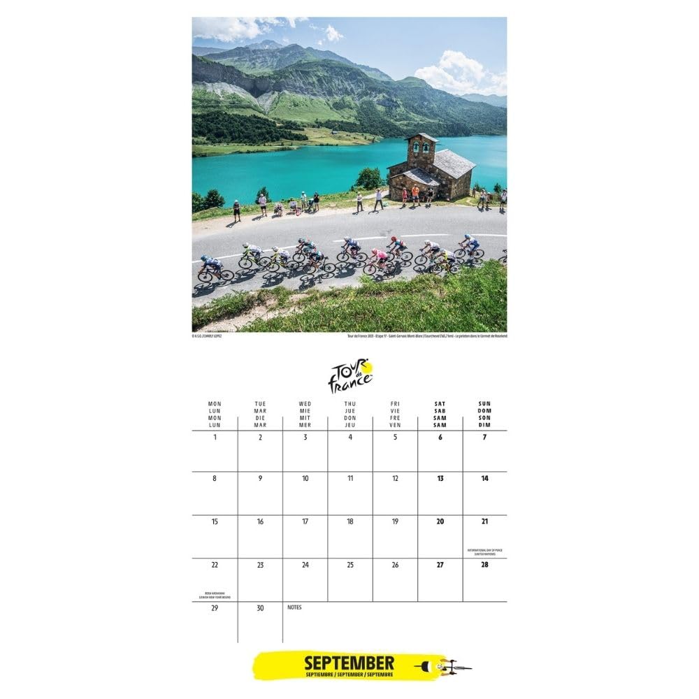 2025 Tour De France - Square Wall Calendar