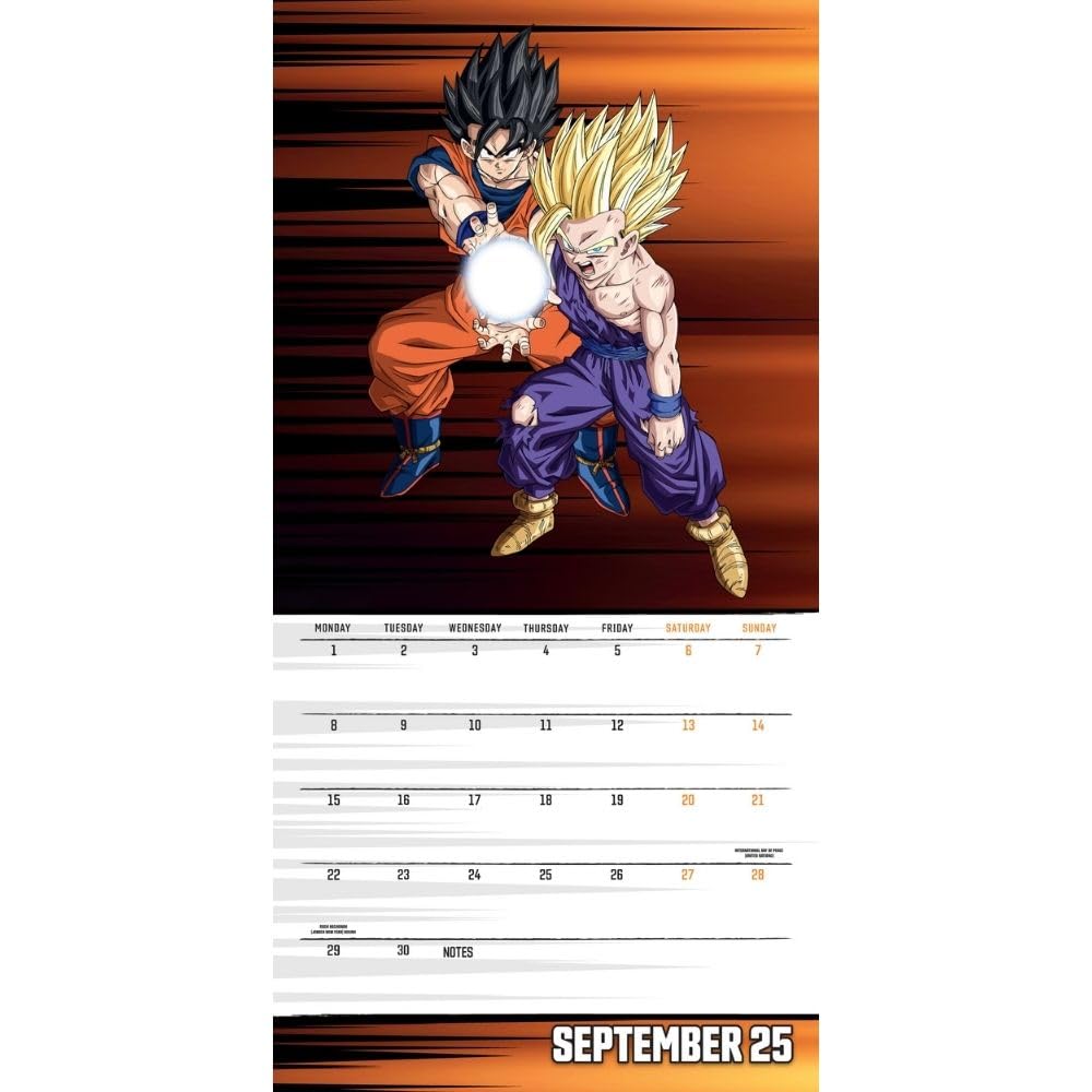 2025 Dragonball Z - Square Wall Calendar