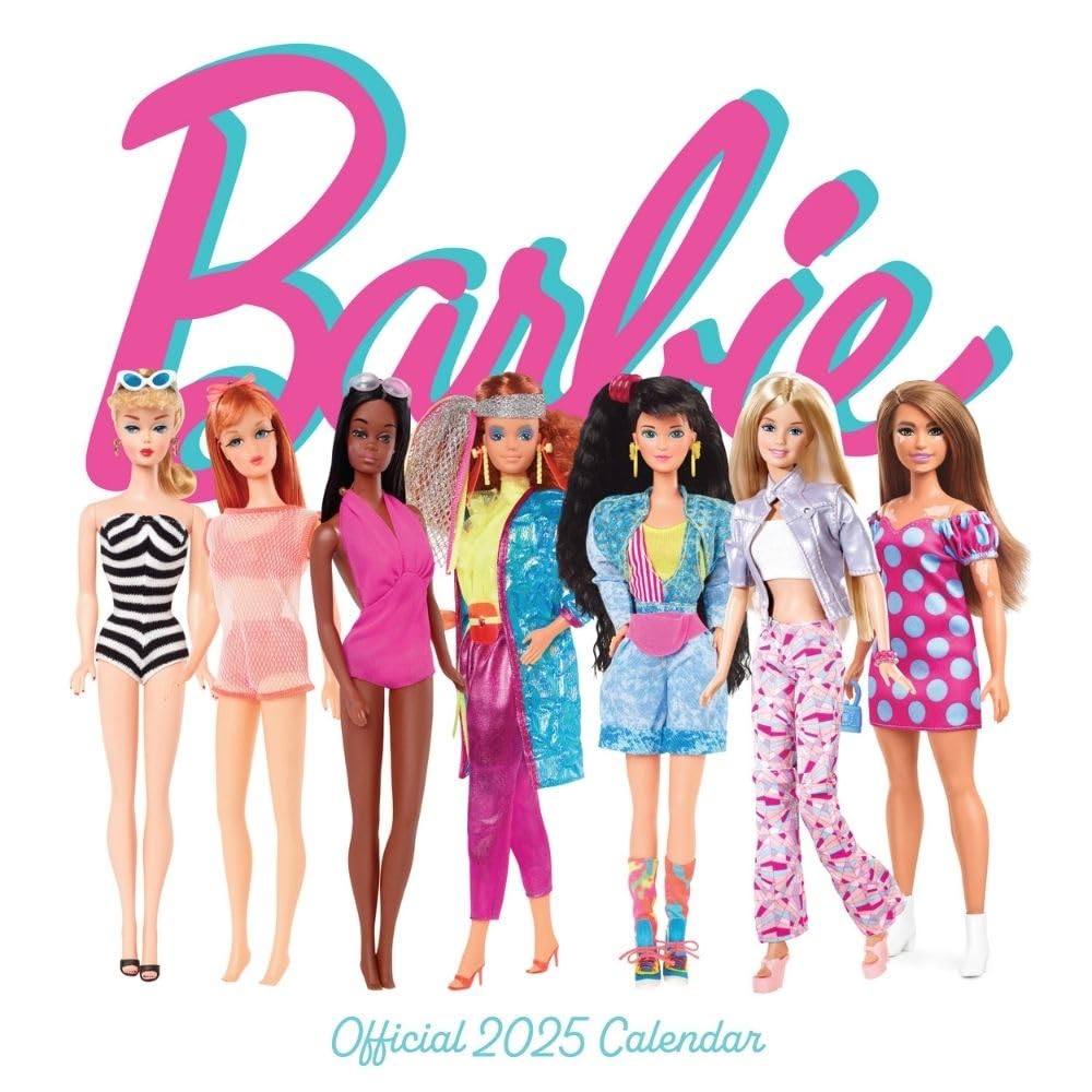 2025 Barbie - Square Wall Calendar