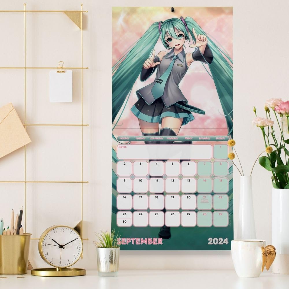 2024 Hatsune Miku Square Wall Calendar