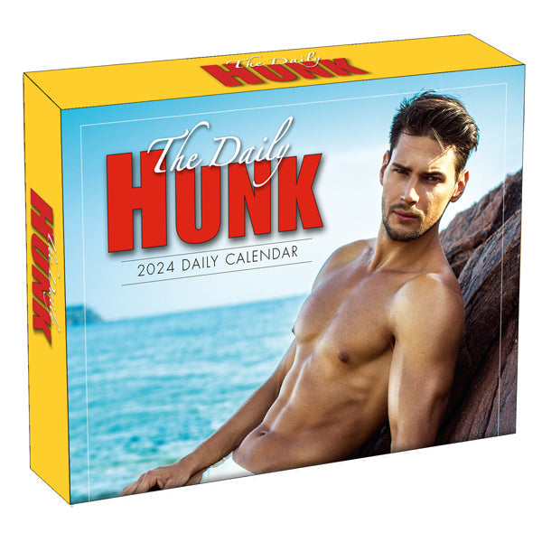 2024 The Daily Hunk - Boxed Page-A-Day Calendar  SOLD OUT