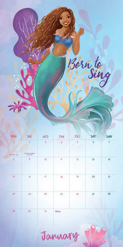 2024 Disney Little Mermaid Movie - Square Wall Calendar  SOLD OUT