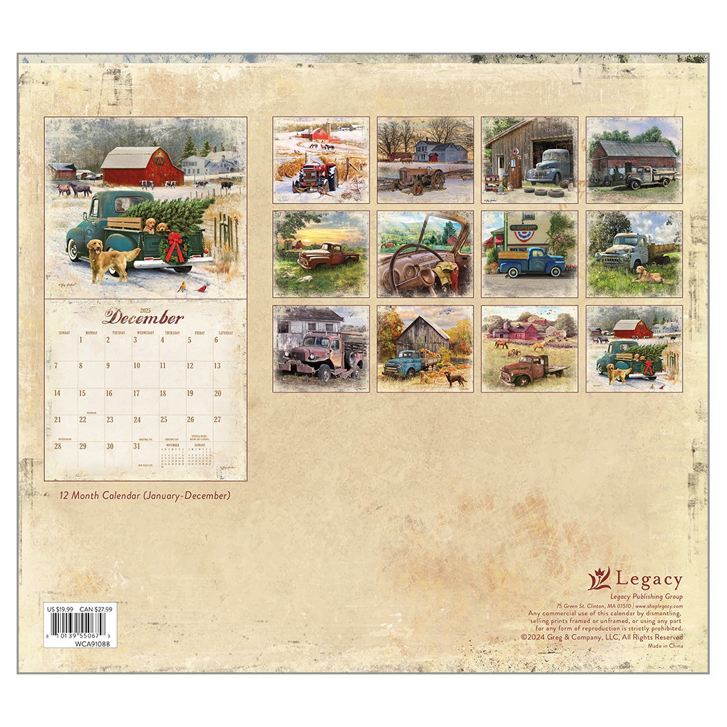 2025 Legacy Heartland - Deluxe Wall Calendar