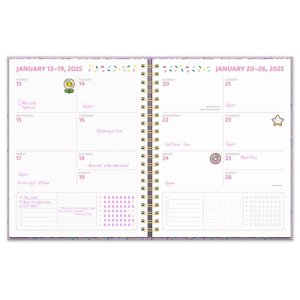 2025 tokidoki Donutella - XL Spiral Weekly & Monthly Diary/Planner