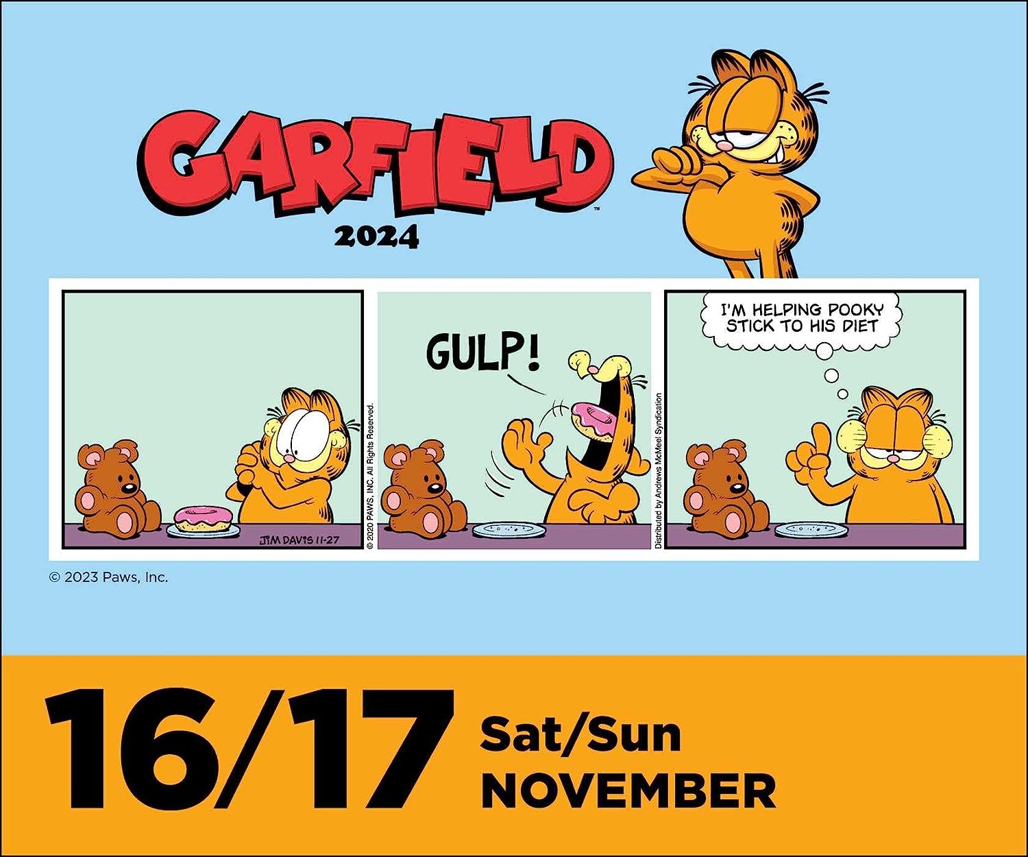 2024 Garfield - Daily Boxed Page-A-Day Calendar  SOLD OUT