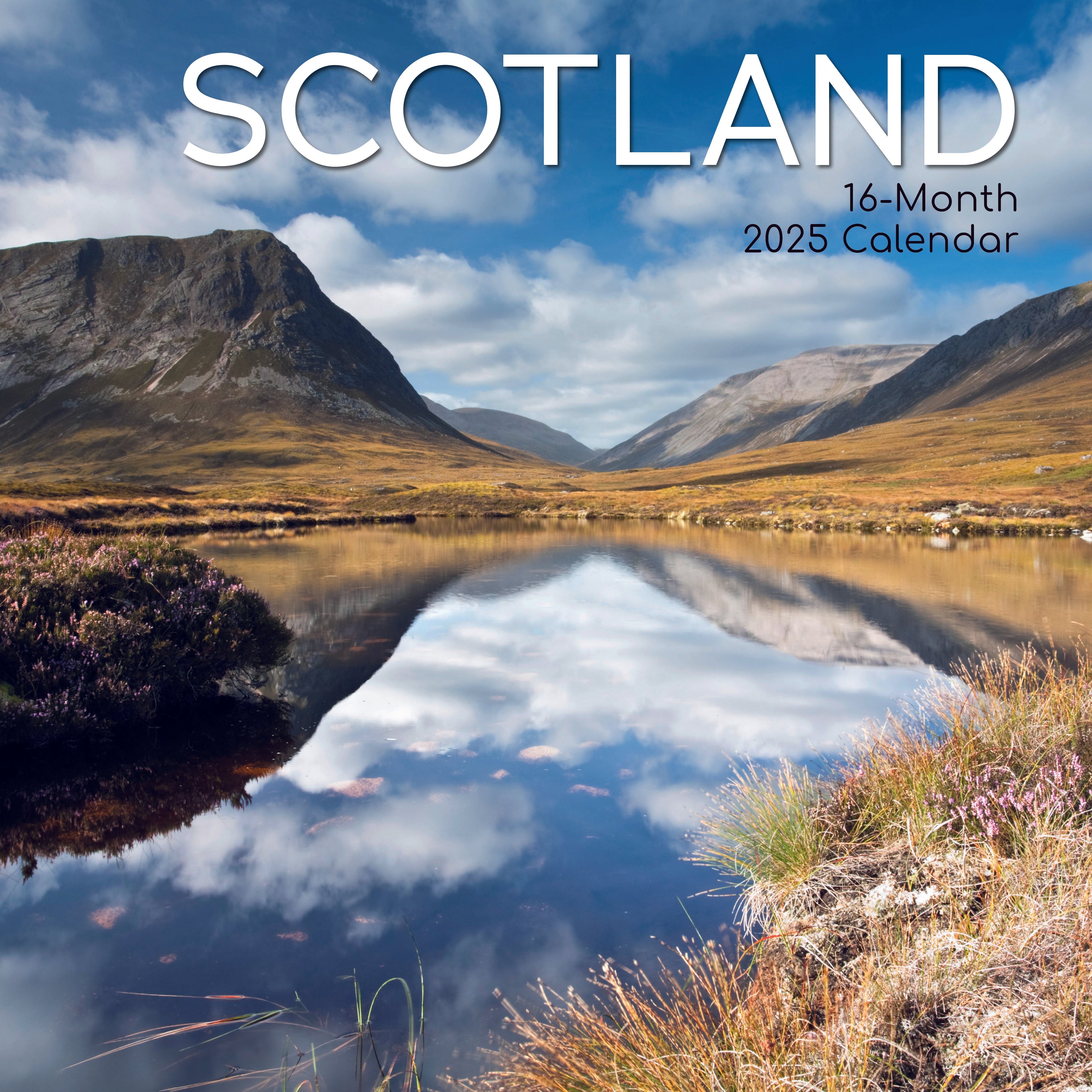 2025 Scotland - Square Wall Calendar