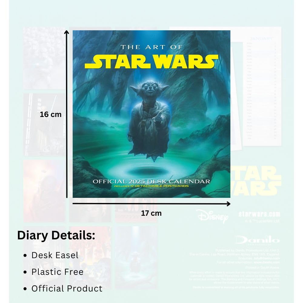 2025 Star Wars Classic - Desk Easel Calendar