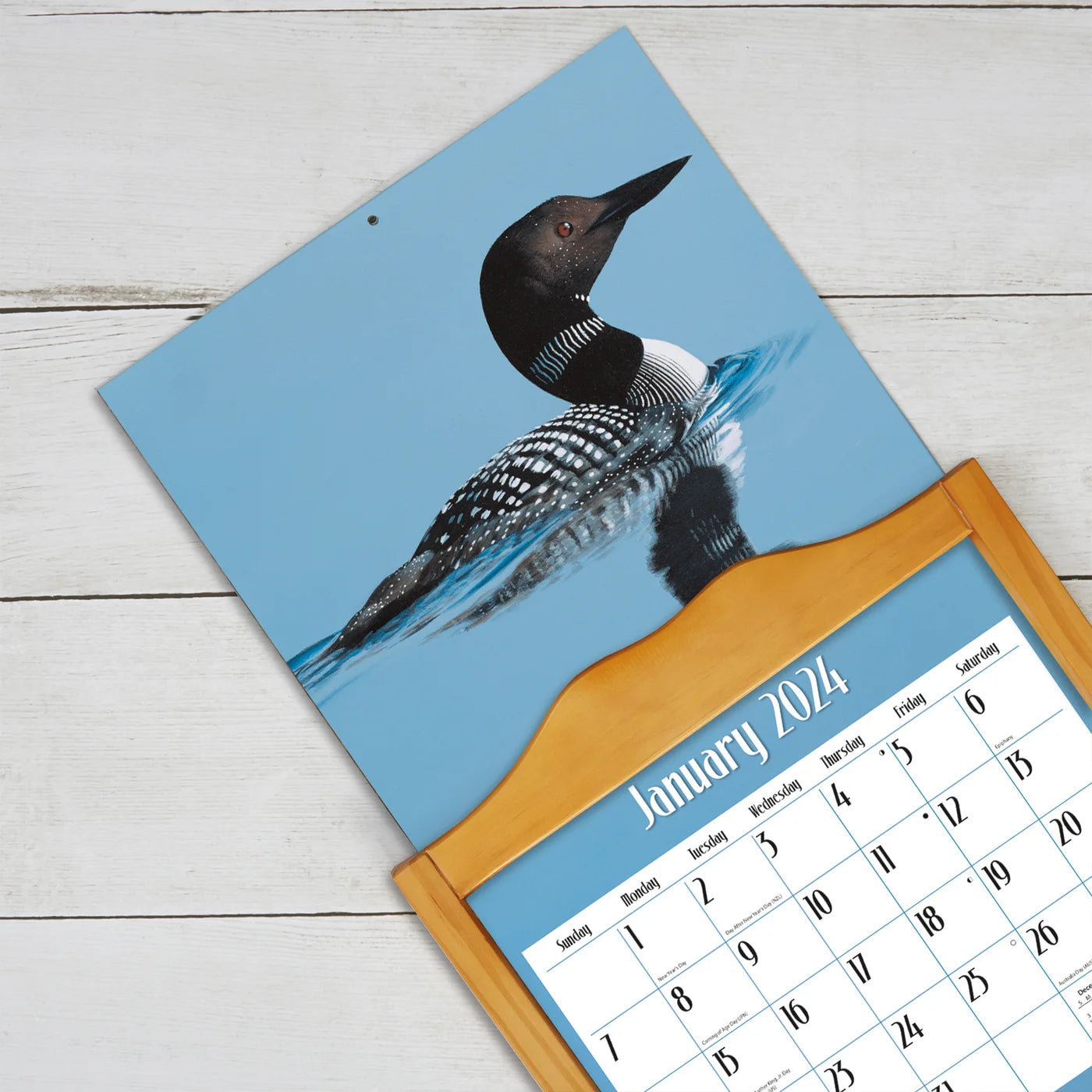 2024 LANG Loons On The Lake By Gene Stevens - Deluxe Wall Calendar