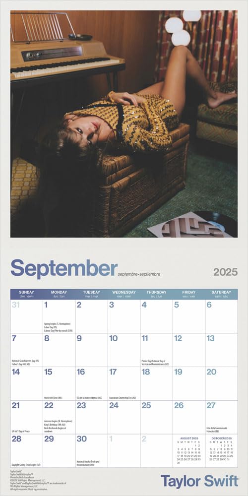 2025 Taylor Swift - Mini Wall Calendar