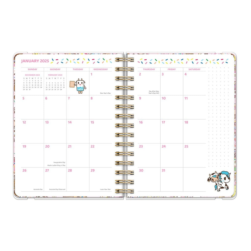 2025 Tokidoki Donutella - Deluxe Compact Flexi Weekly & Monthly Diary/Planner