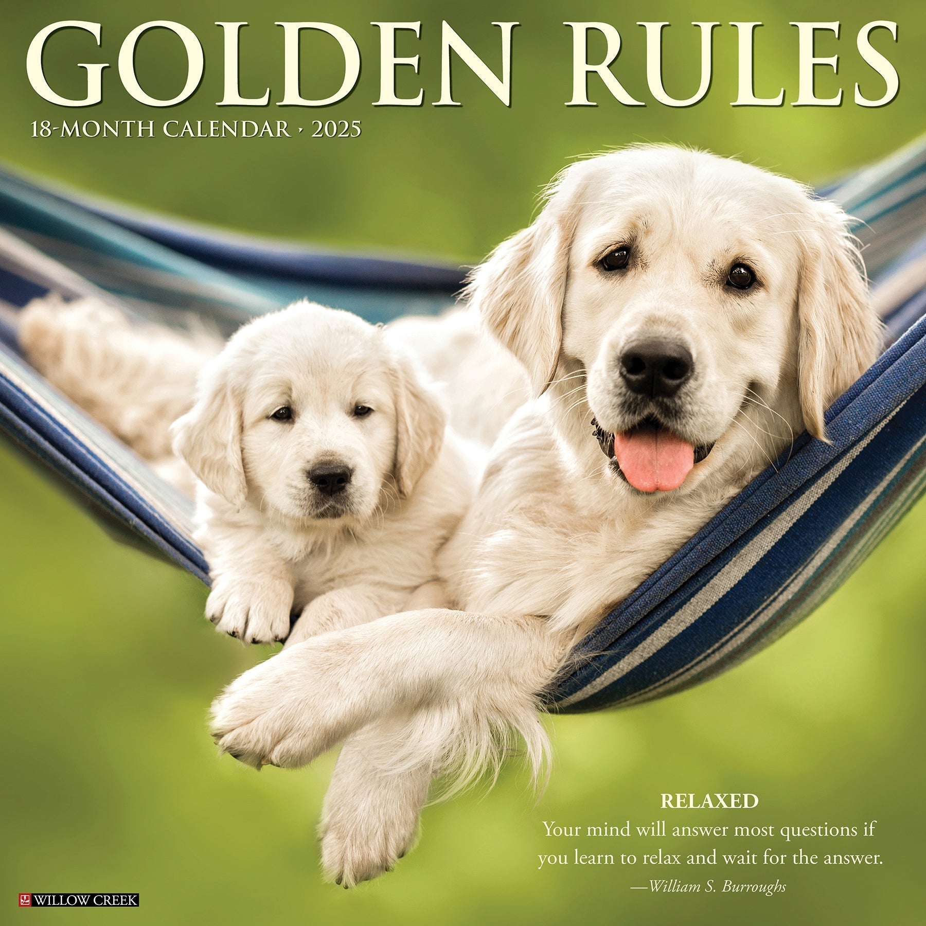 2025 Golden Rules - Square Wall Calendar