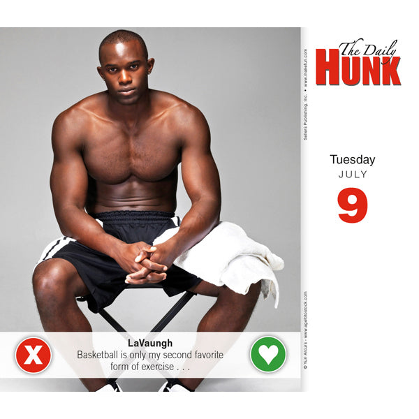 2024 The Daily Hunk - Boxed Page-A-Day Calendar  SOLD OUT