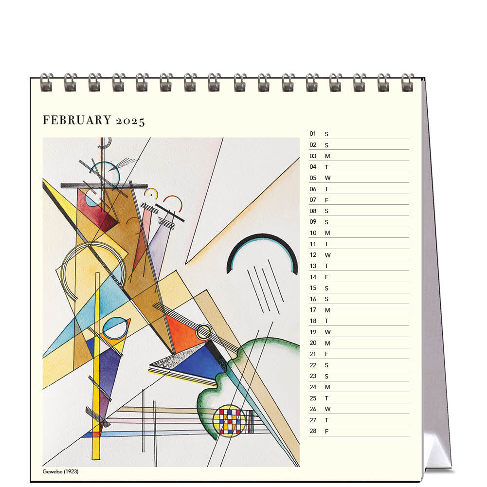 2025 Wassily Kandinsky - Desk Easel Calendar