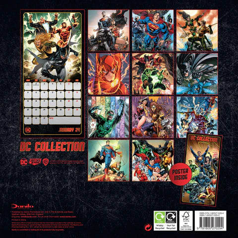 2024 Dc Comics - Square Wall Calendar  SOLD OUT