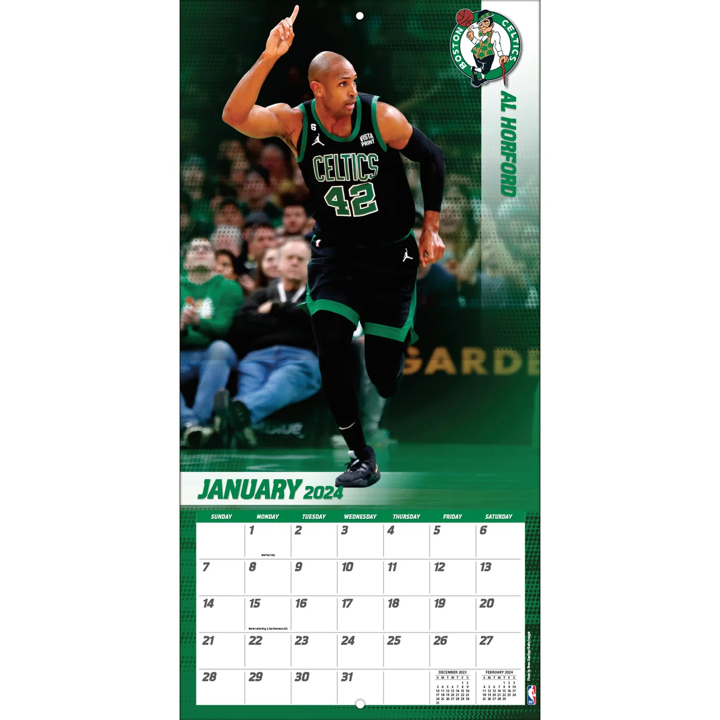 2024 Boston Celtics - Square Wall Calendar