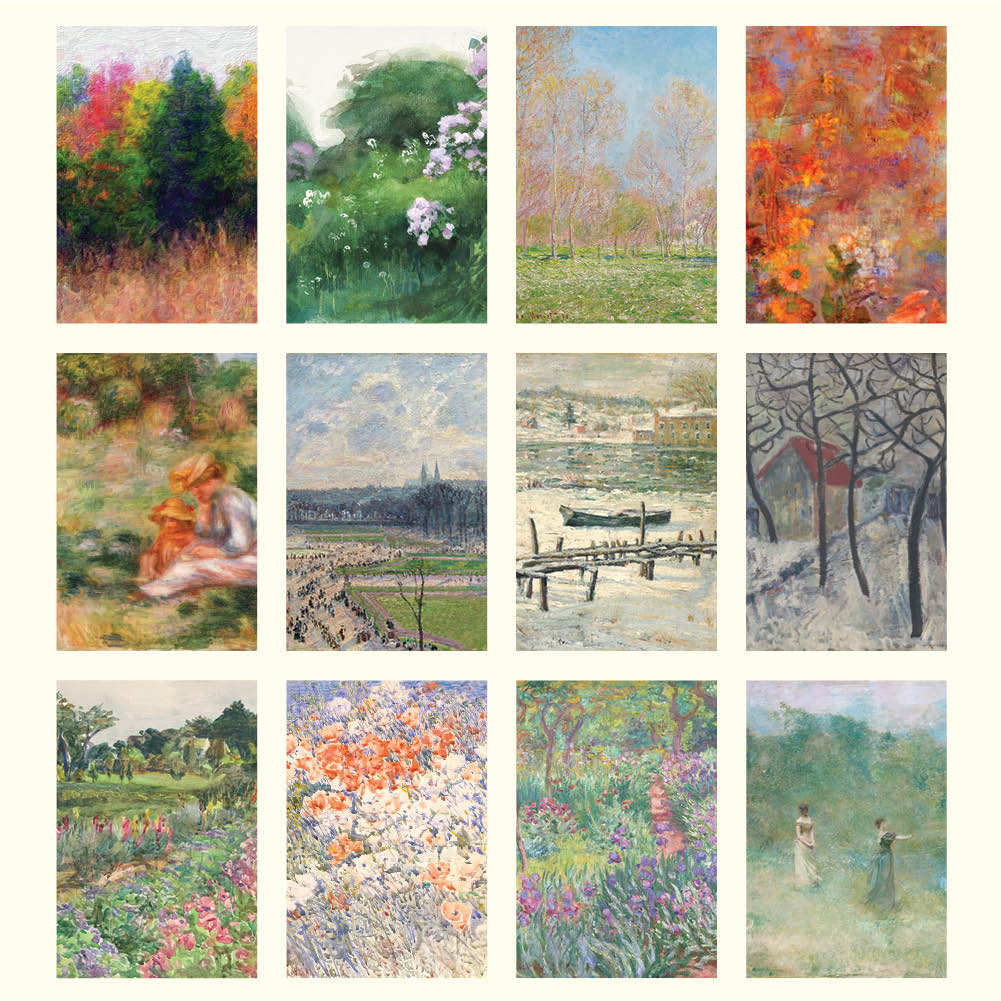 2025 Seasonal Gardens - Deluxe Wall Calendar