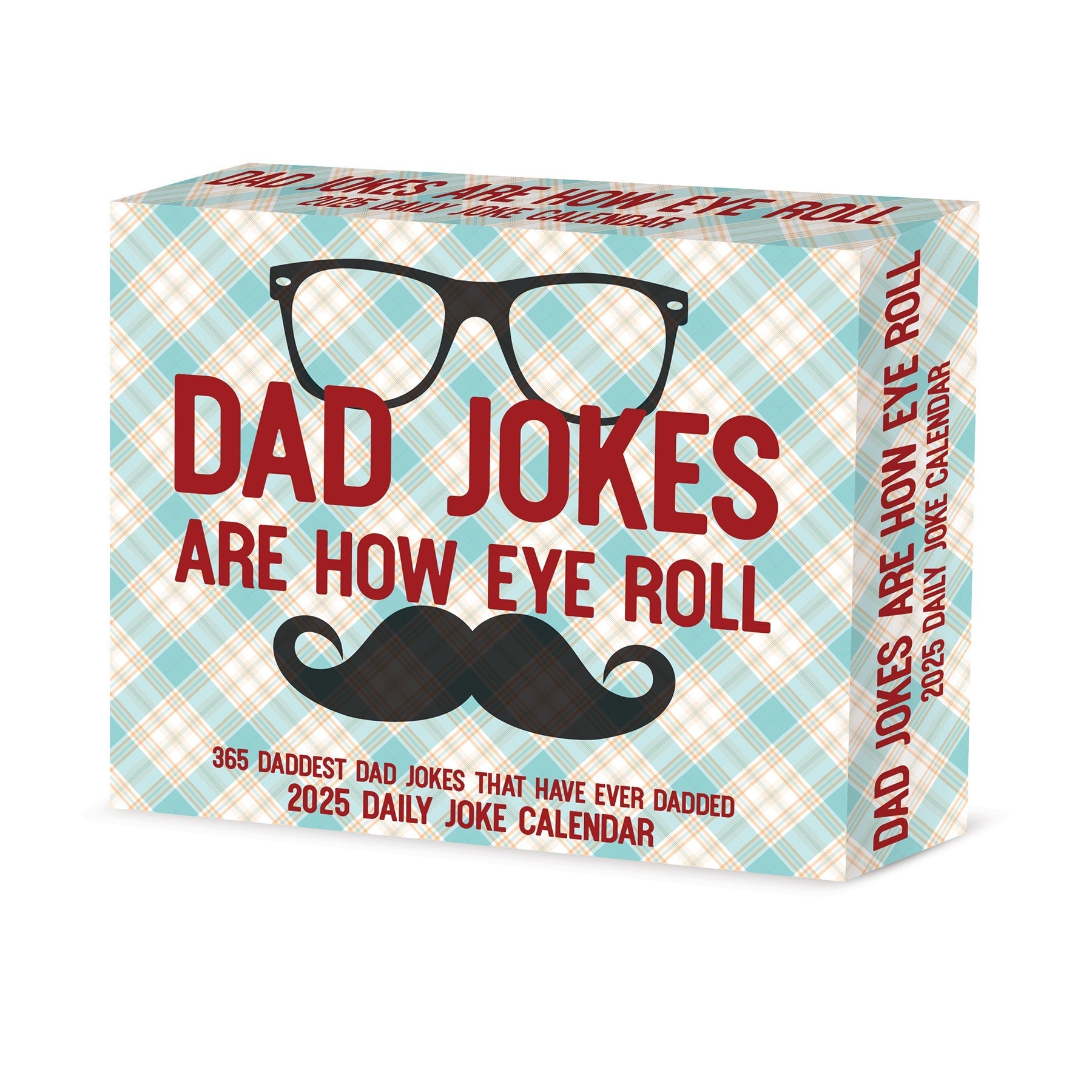 2025 Dad Jokes Are How Eye Roll - Daily Boxed Page-A-Day Calendar