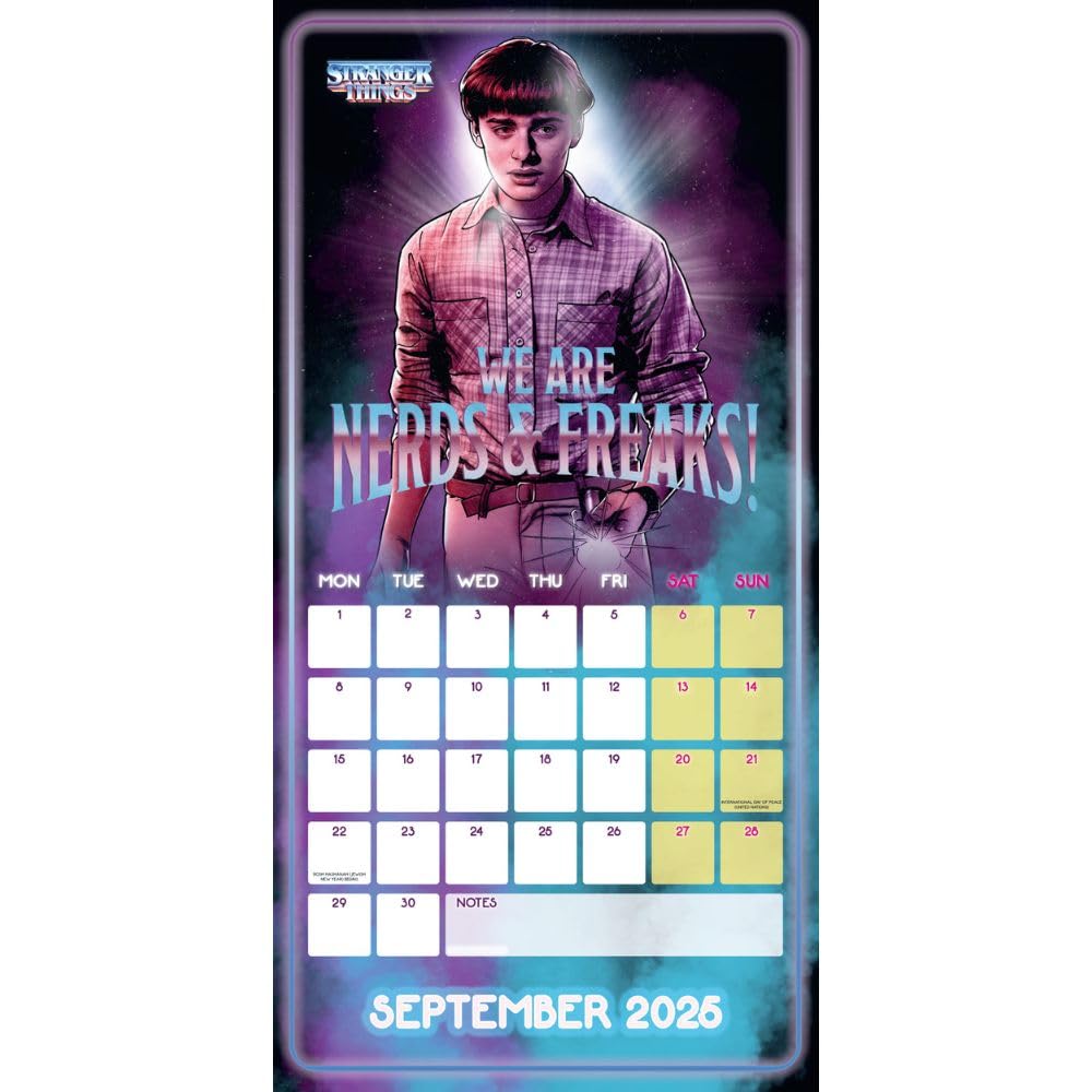 2025 Stranger Things - Square Wall Calendar