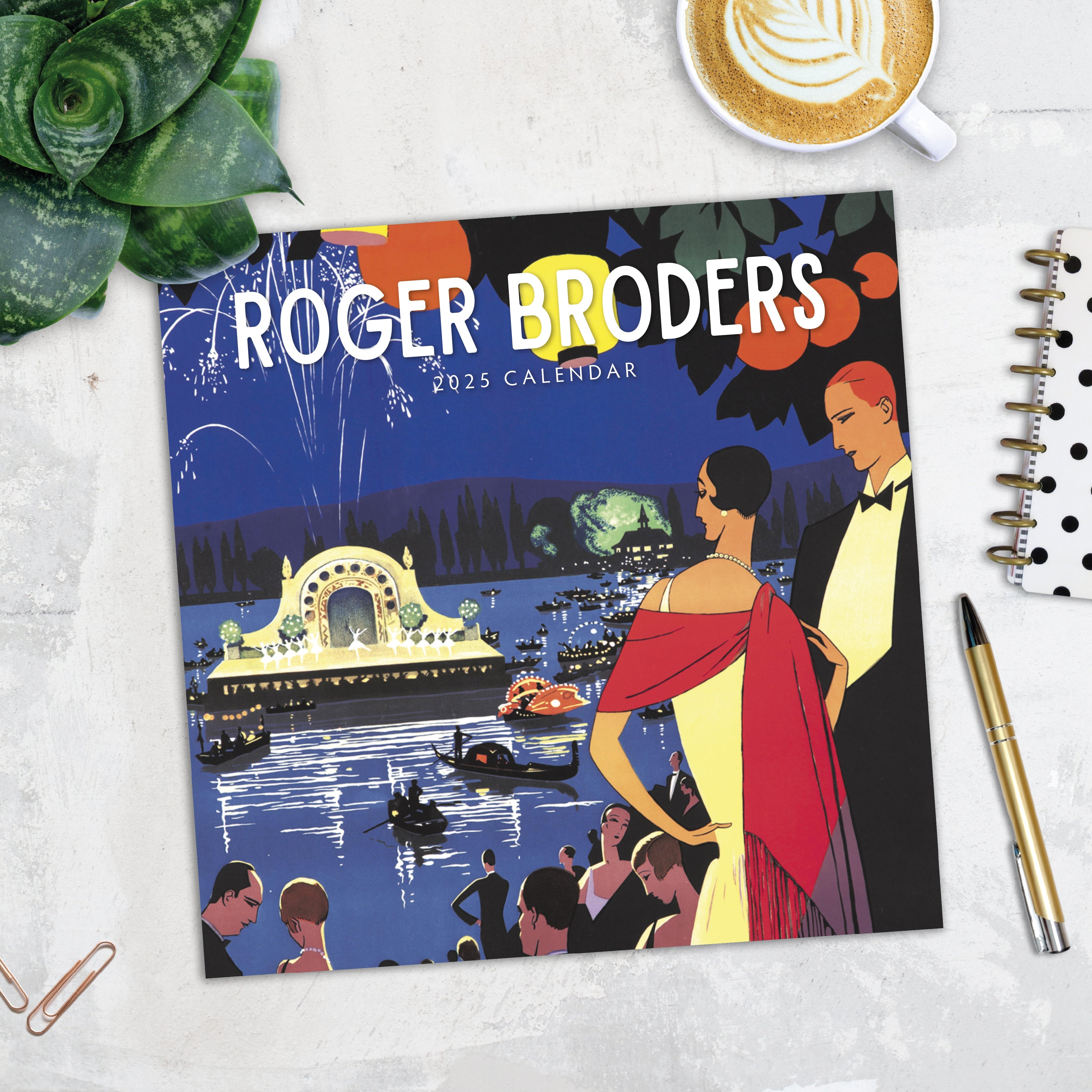 2025 Roger Broders - Square Wall Calendar