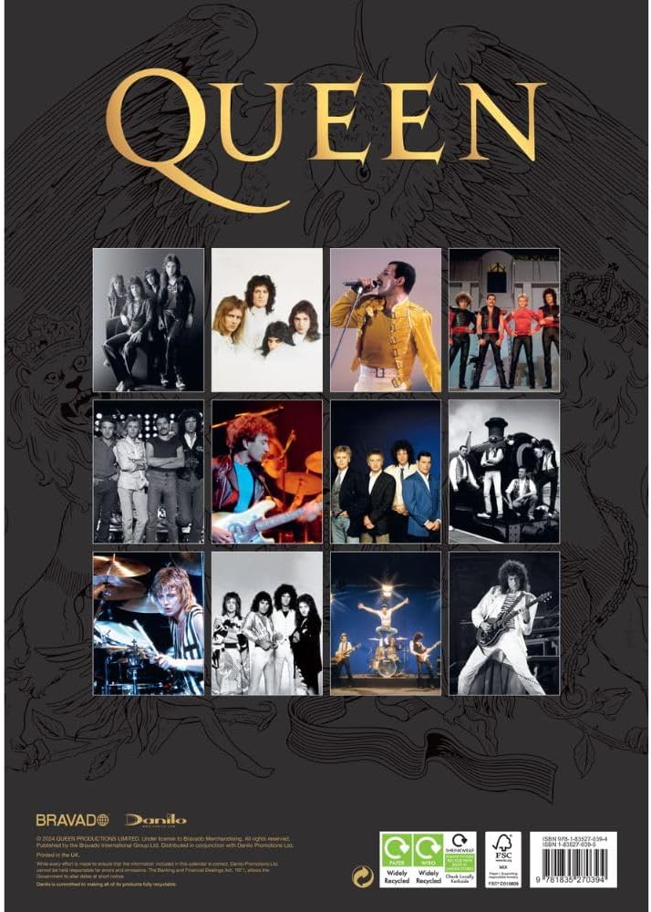 2025 Queen - A3 Wall Calendar