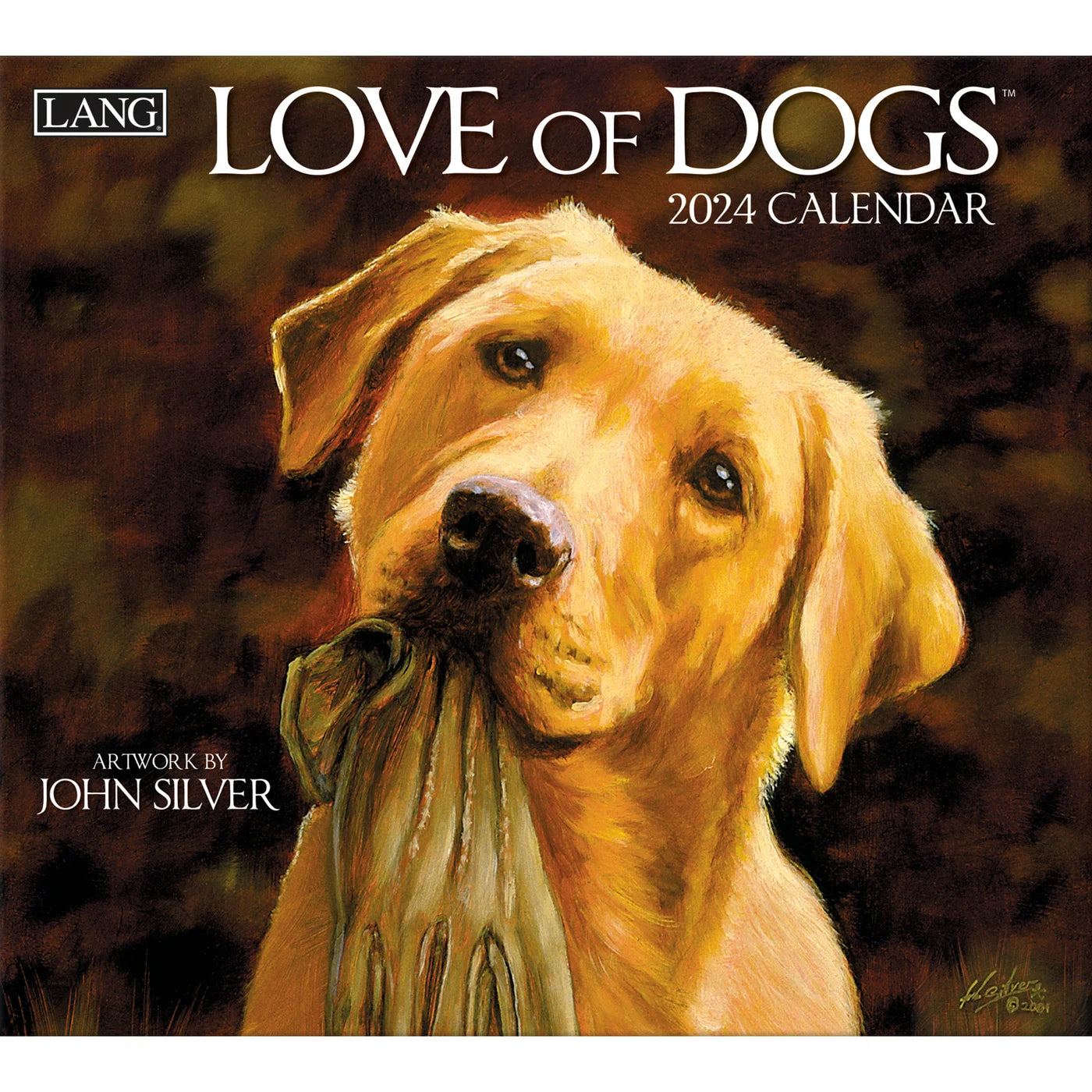 2024 LANG Love Of Dogs By John Silver - Deluxe Wall Calendar