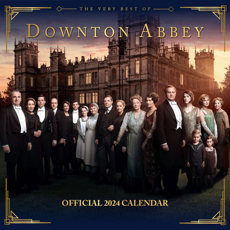 2024 Downton Abbey Square Wall Calendar