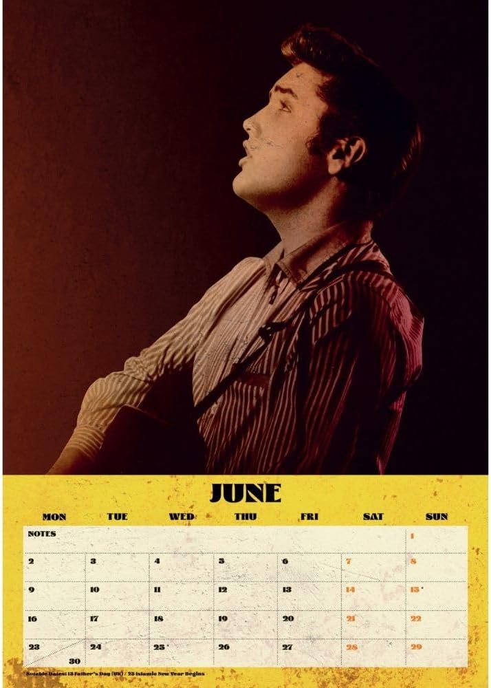 2025 Elvis - A3 Wall Calendar