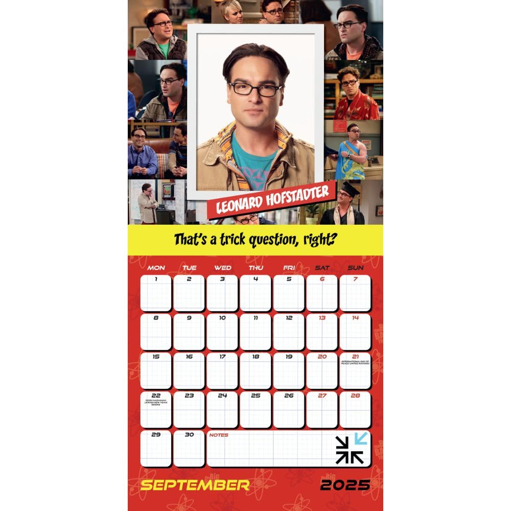 2025 The Big Bang Theory - Square Wall Calendar