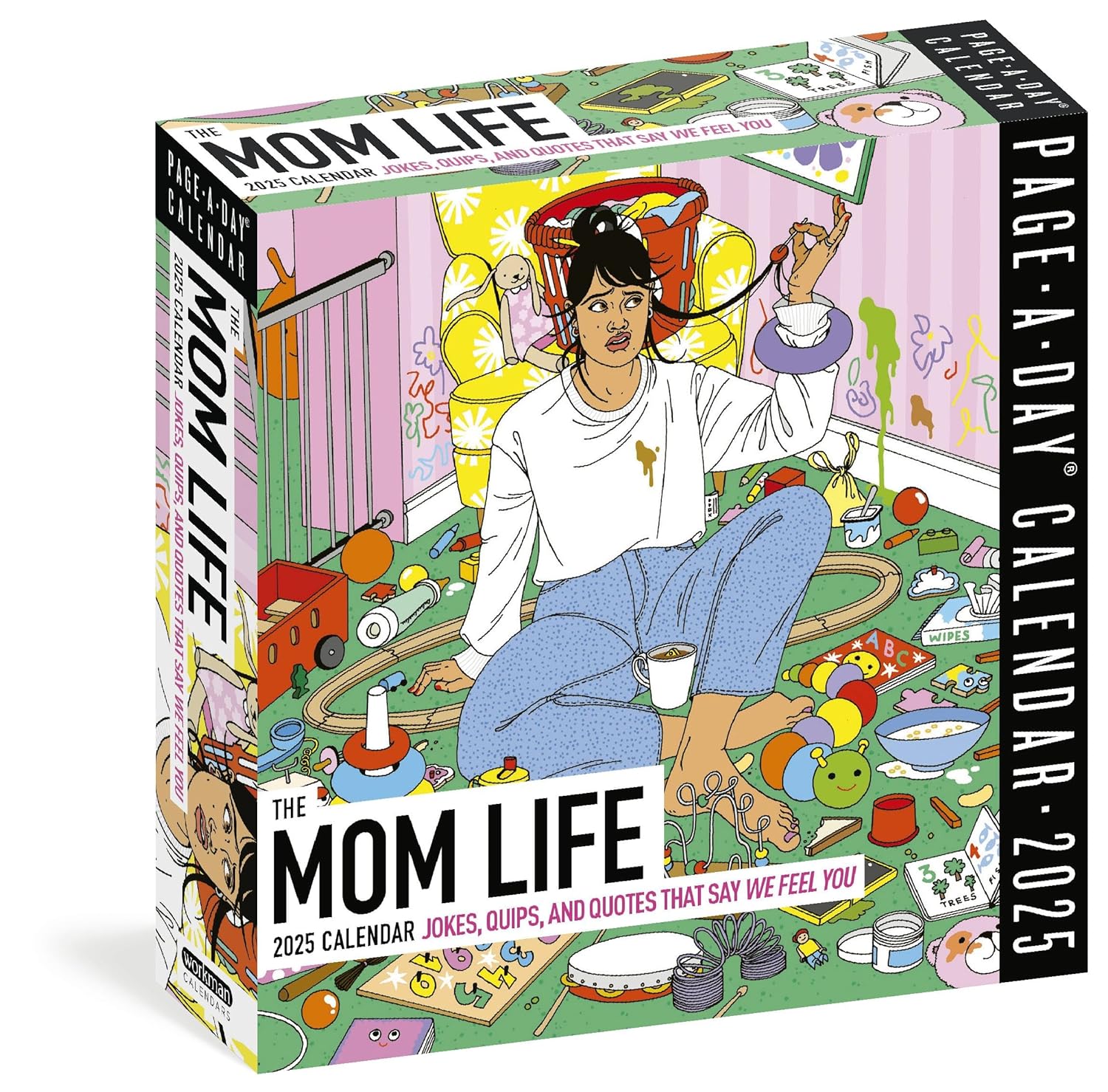 2025 Mom Life - Daily Boxed Page-A-Day Calendar