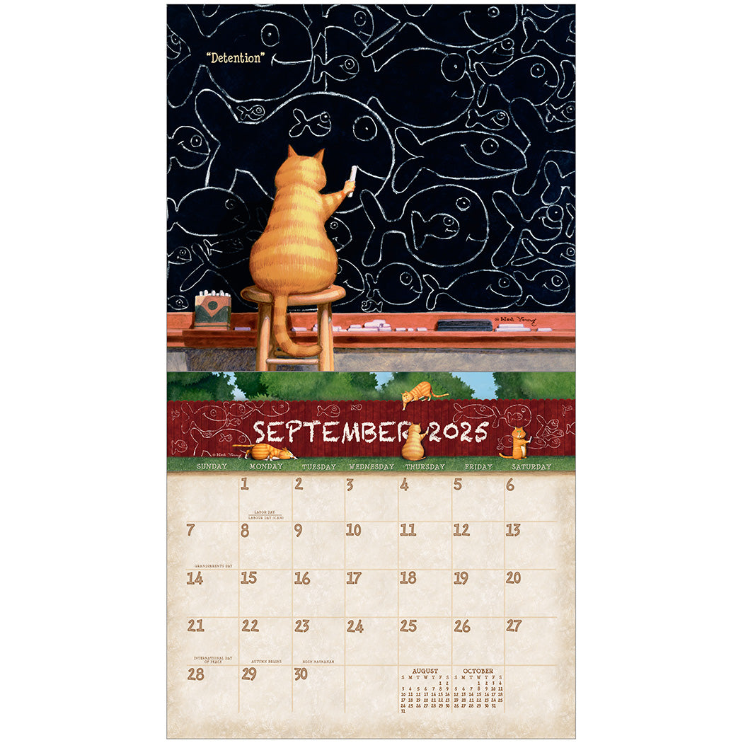 2025 Legacy A Cat'S Life - Deluxe Wall Calendar