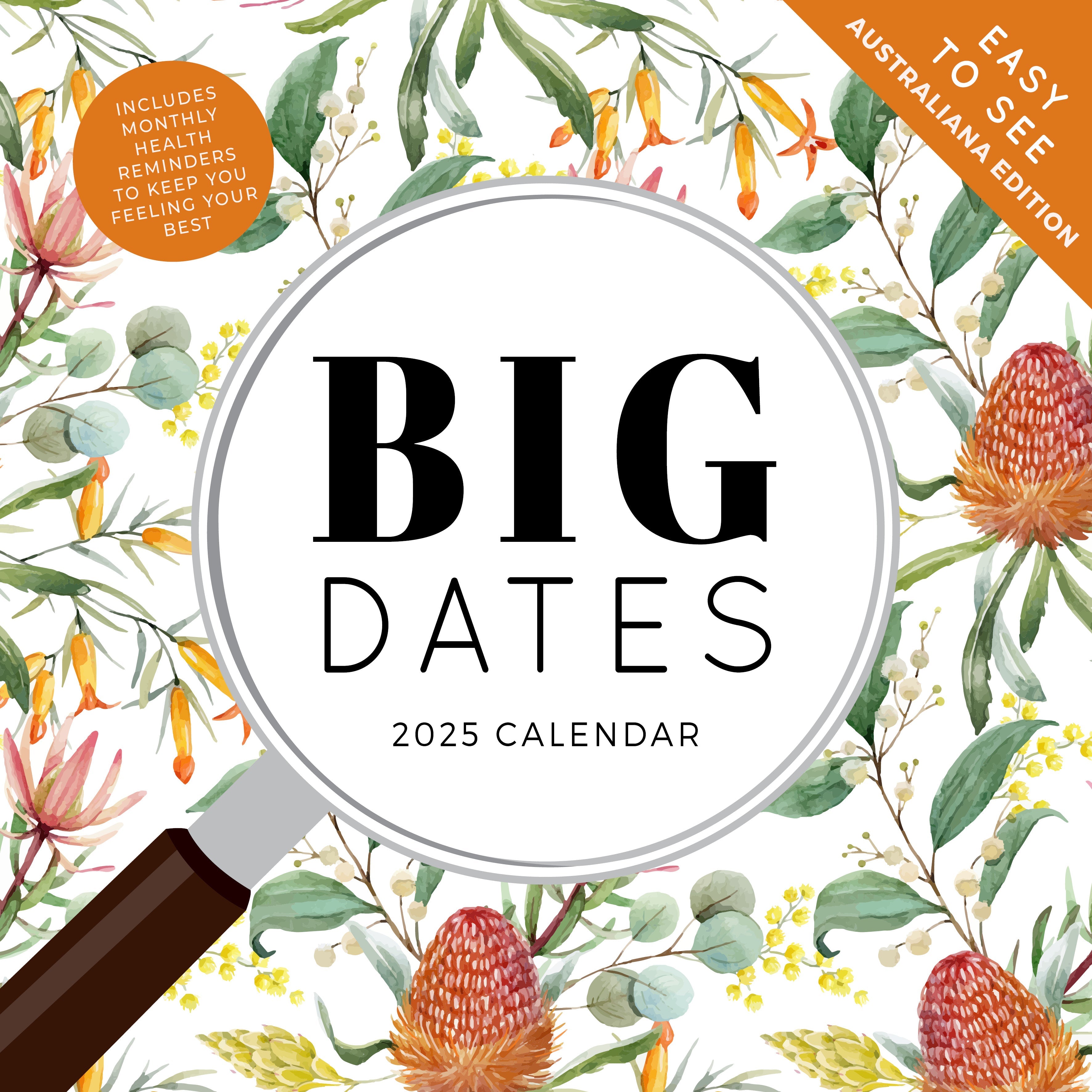 2025 BIG DATES - Australiana - Square Wall Calendar