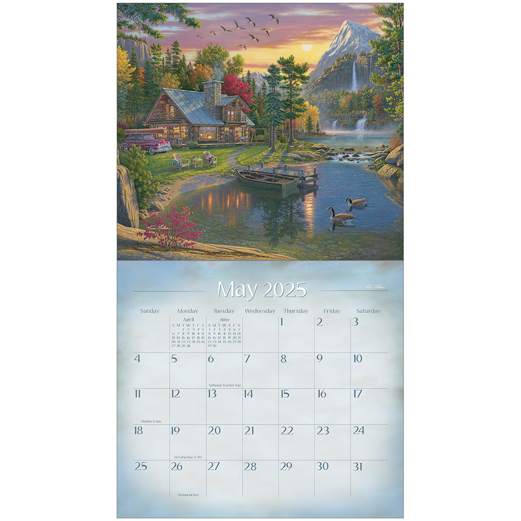 2025 Legacy Peace And Tranquility - Deluxe Wall Calendar