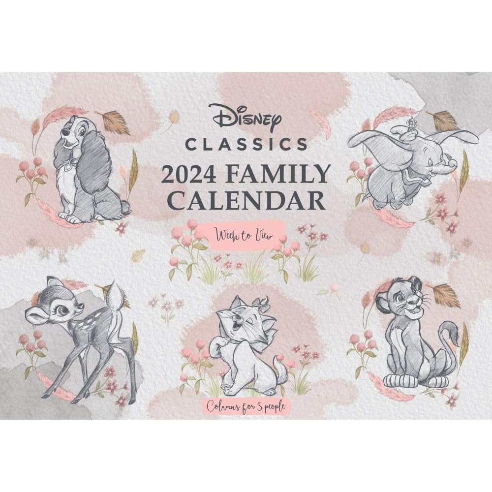 2024 Disney Heritage Family - Horizontal Wall Calendar  SOLD OUT