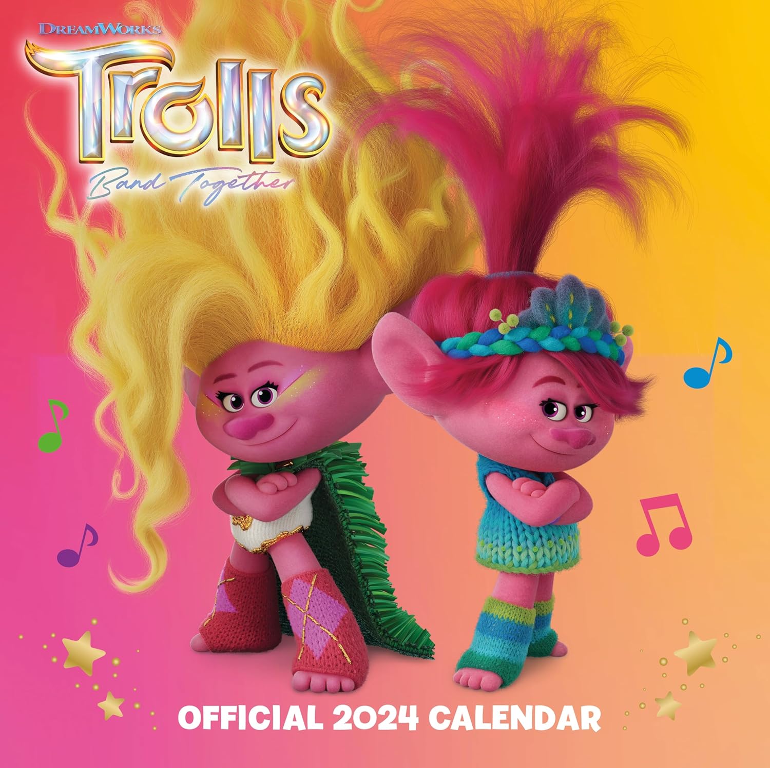 2024 Trolls Band Together - Square Wall Calendar  SOLD OUT