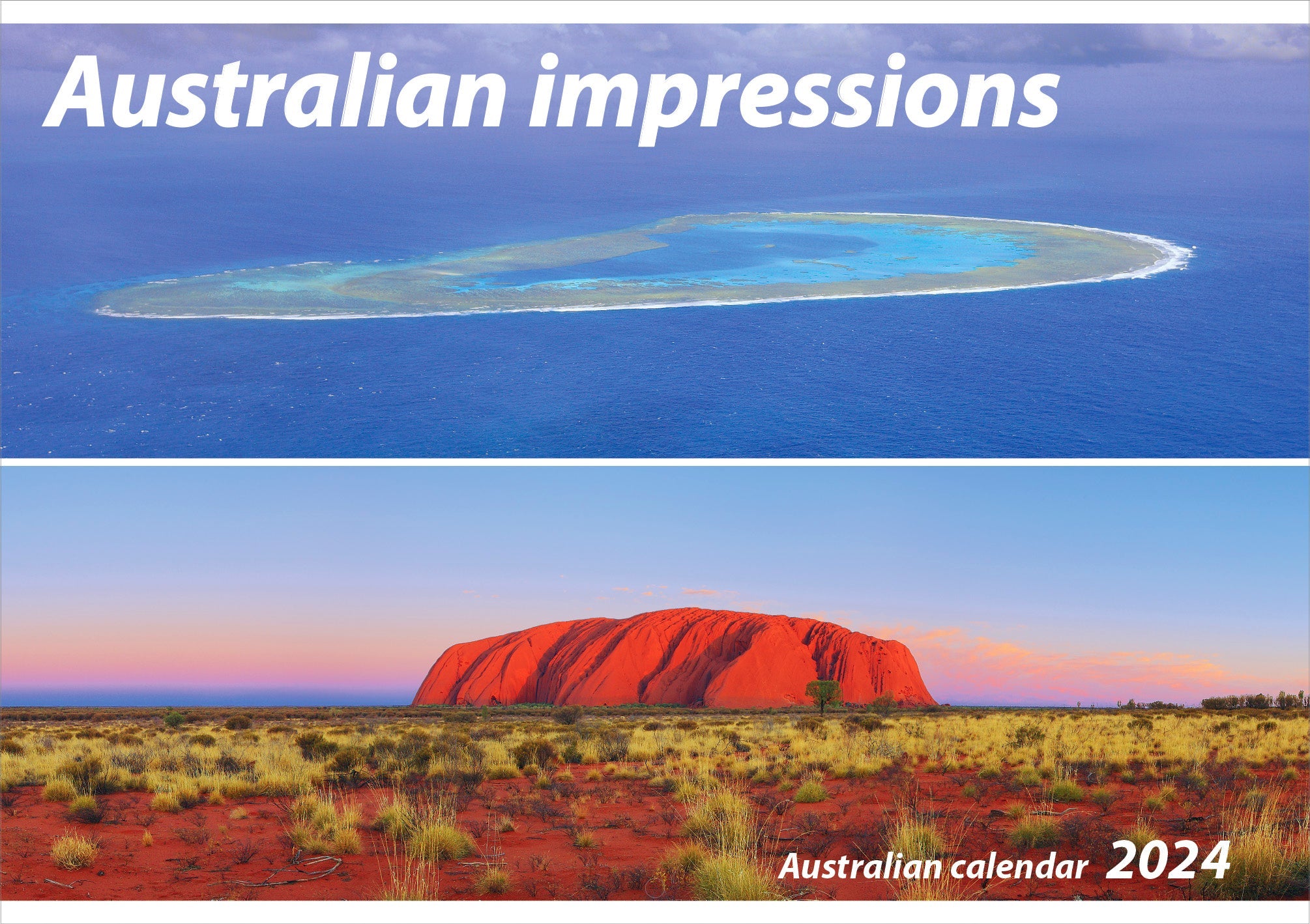 2024 Australian Impressions - Horizontal Wall Calendar