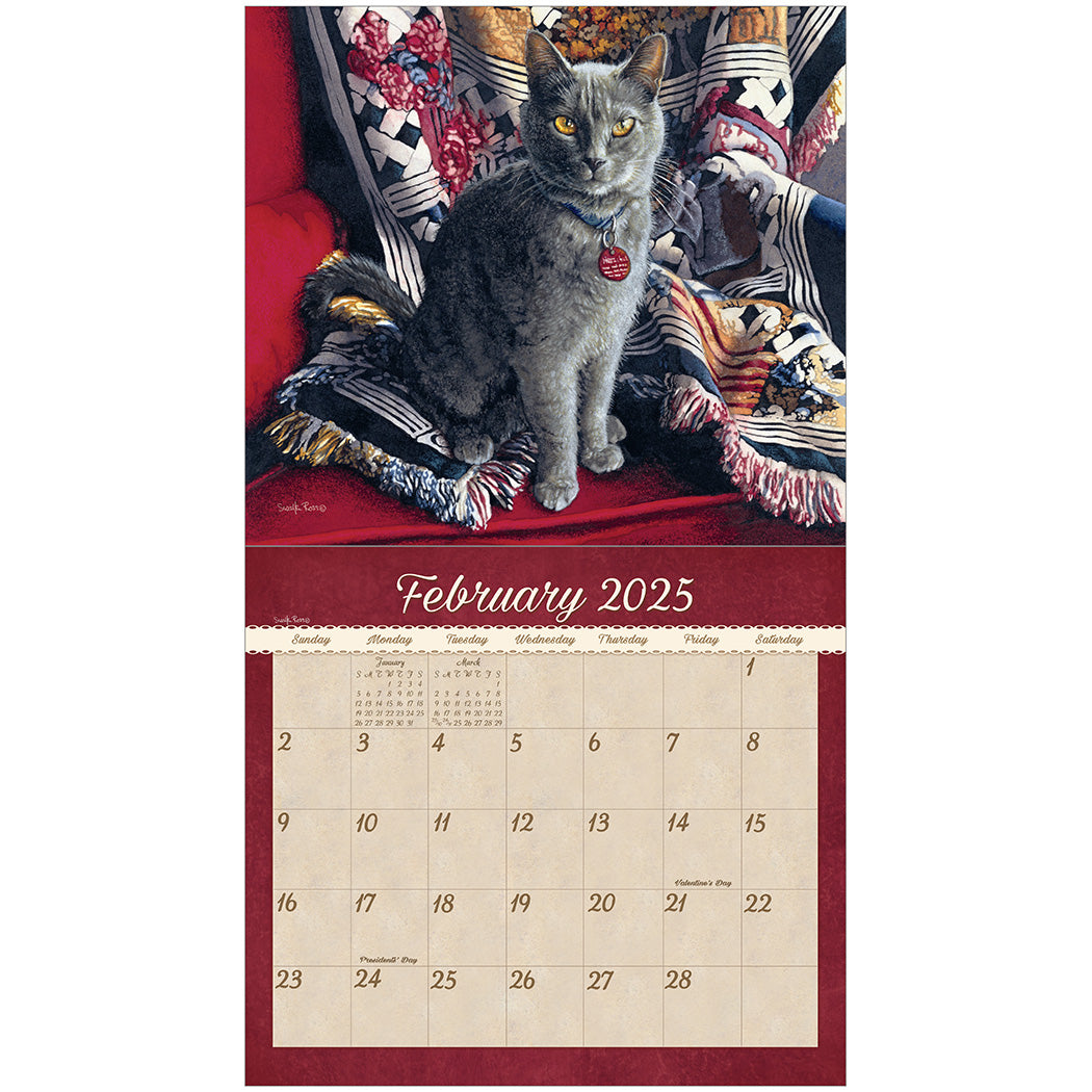 2025 Legacy Cats We Love - Deluxe Wall Calendar