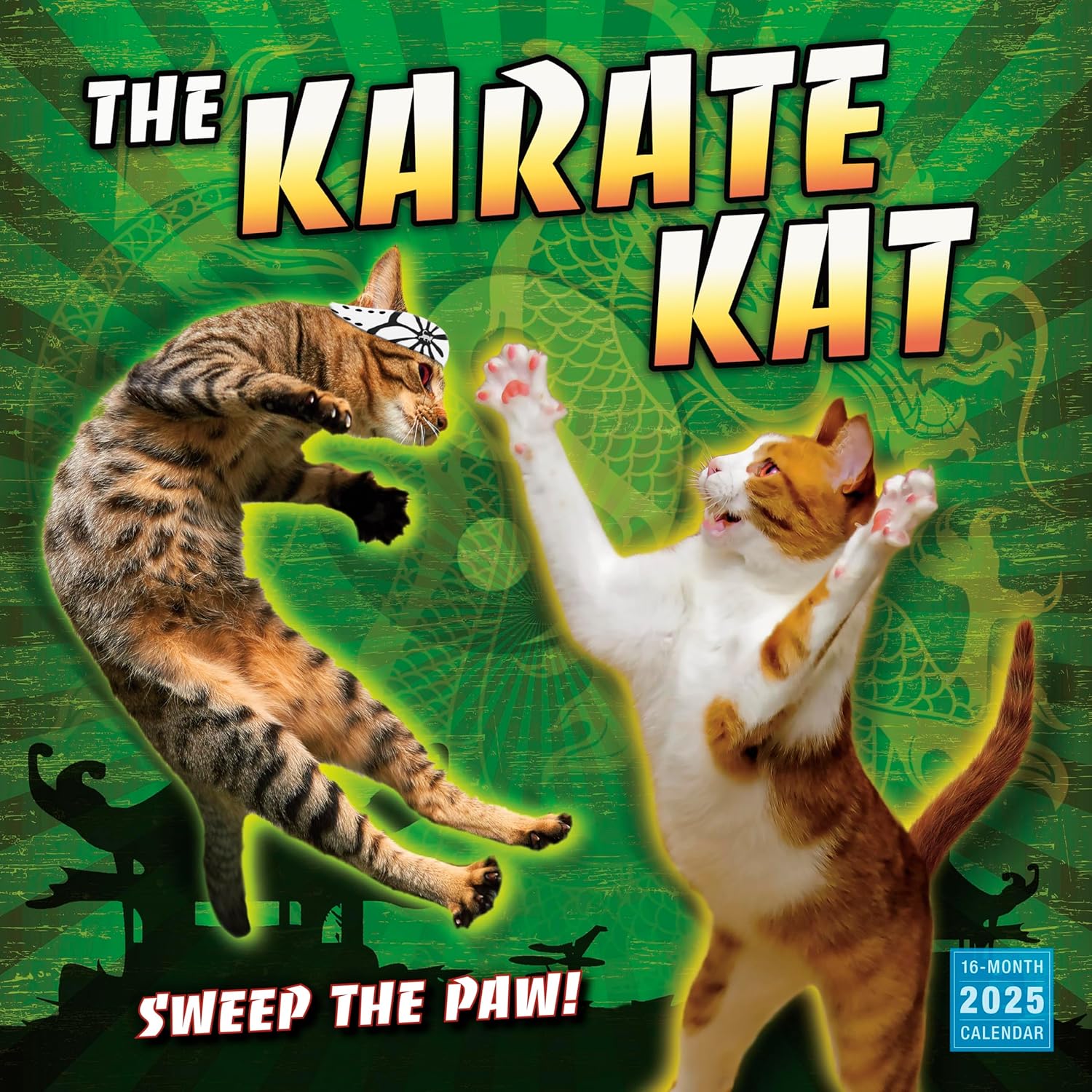 2025 The Karate Kat - Square Wall Calendar