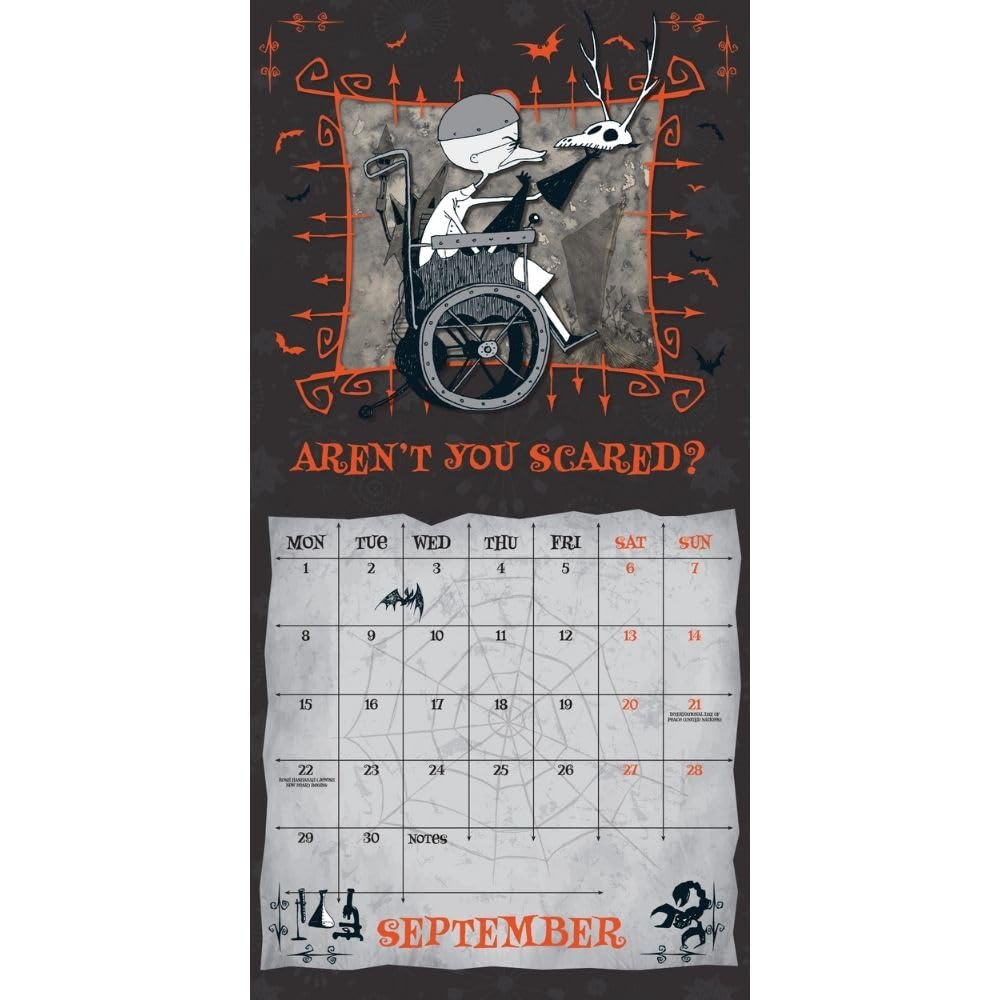 2025 The Nightmare Before Christmas - Square Wall Calendar