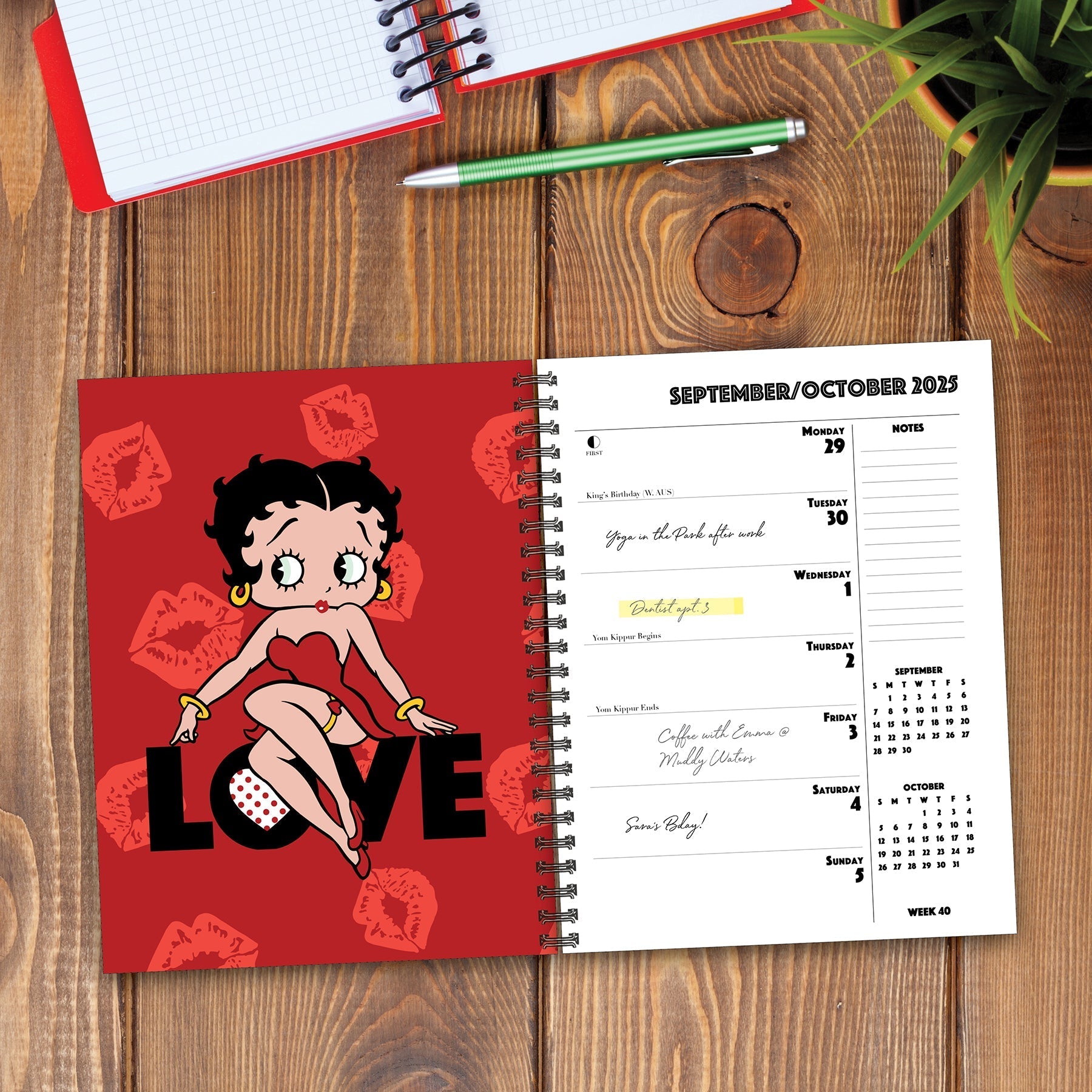 2025 Betty Boop - Weekly Diary/Planner