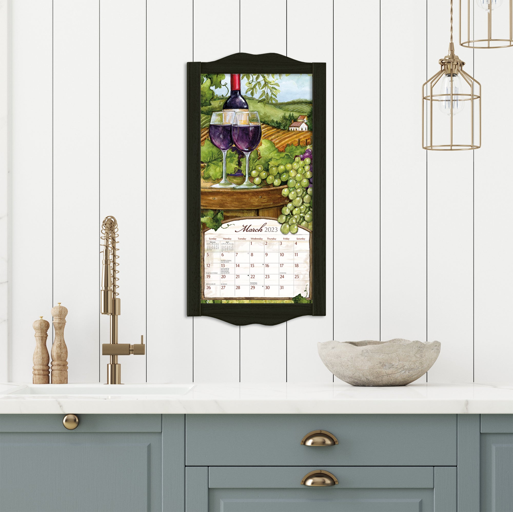2025 Wine Country - Slim Wall Calendar